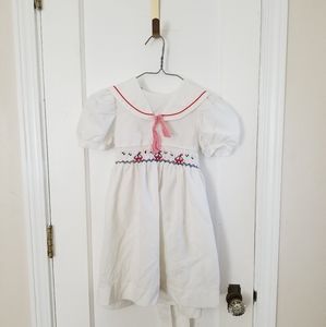 Vintage nautical girls dress